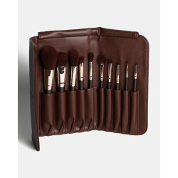 Brush Set in Case CHOCOLATE