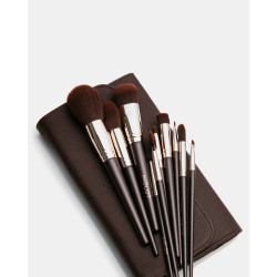 Brush Set in Case CHOCOLATE