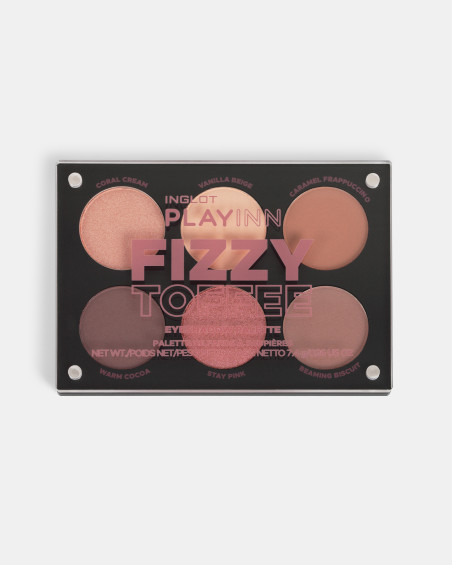 INGLOT PLAYINN Lidschattenpalette Fizzy Toffee