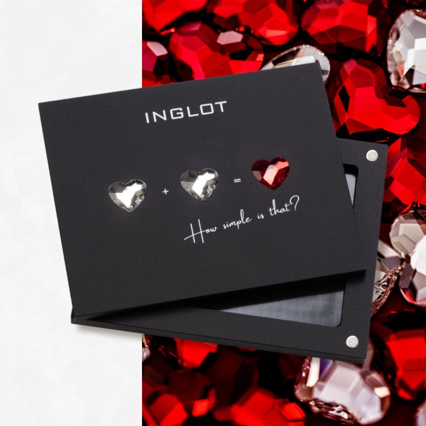 THE BRAND NEW PALETTE DECORATED WITH CRYSTALS FROM SWAROVSKI® - UNIQUE VALENTINE’S DAY GIFT FOR HER